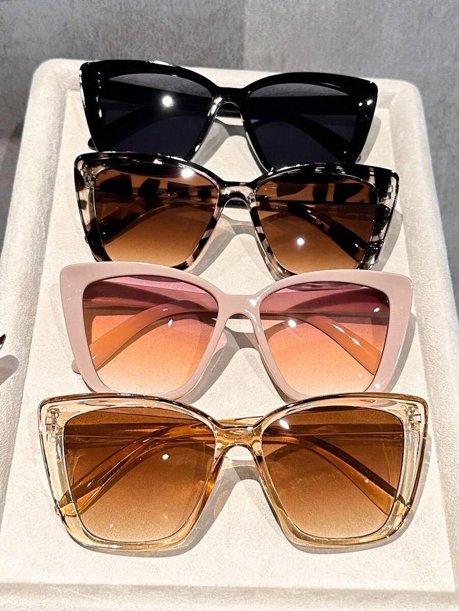 3/4pcs Women Cat Eye Frame Del - đánh giá và giá Sunglasses Cat Eye