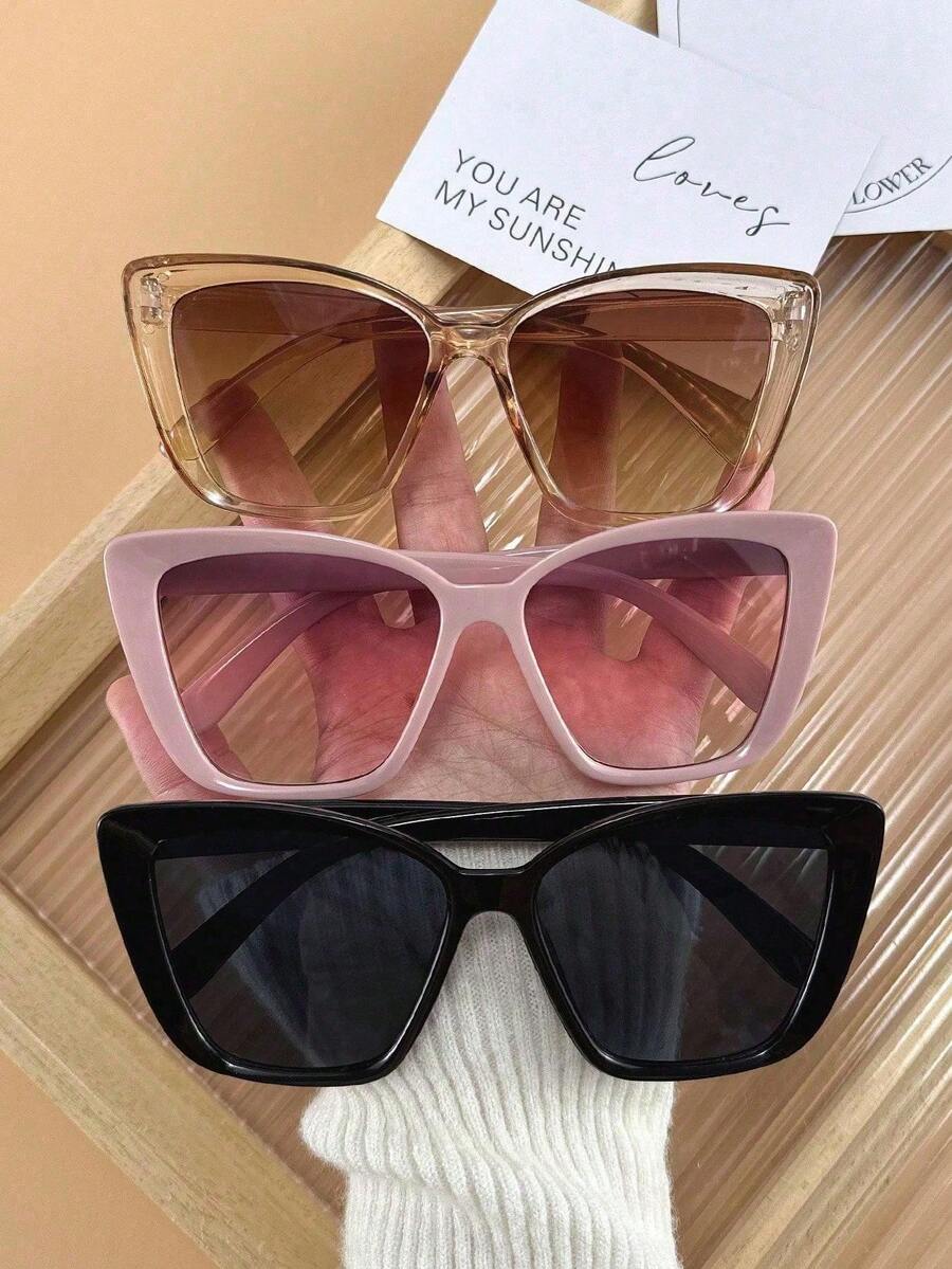 3/4pcs Women Cat Eye Frame Del - đánh giá và giá Sunglasses Cat Eye