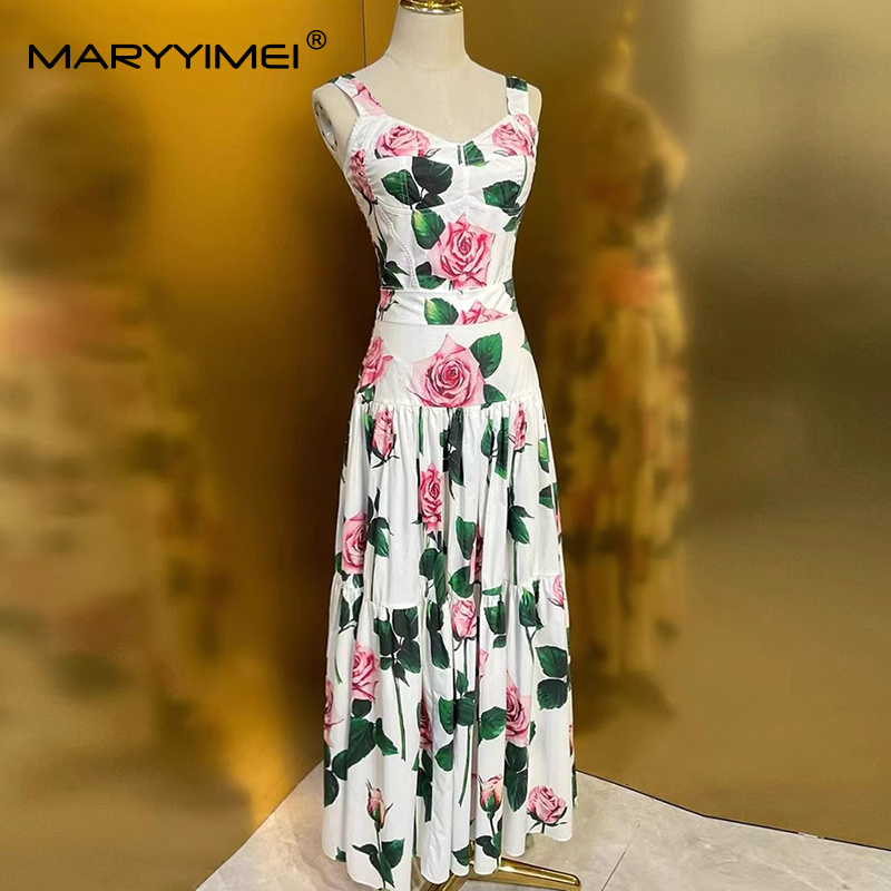 MARYYIMEI Floral-Print Pleated - đánh giá và giá Romper Floral Print