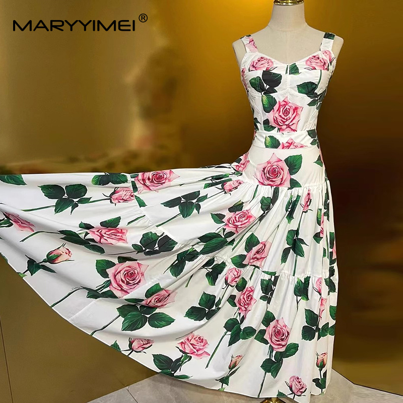 MARYYIMEI Floral-Print Pleated - đánh giá và giá Romper Floral Print